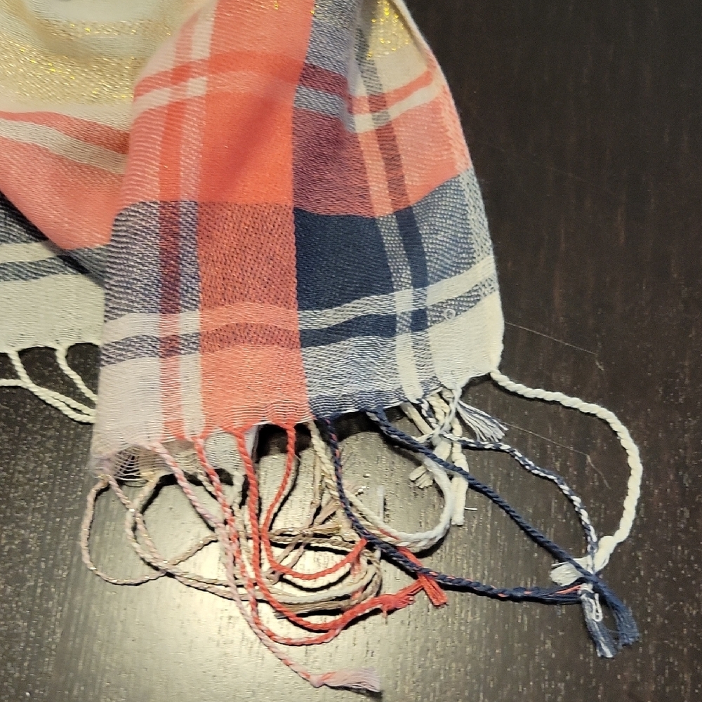 Cost Plus World Market Multicolor Striped Scarf - Picture 5 of 10
